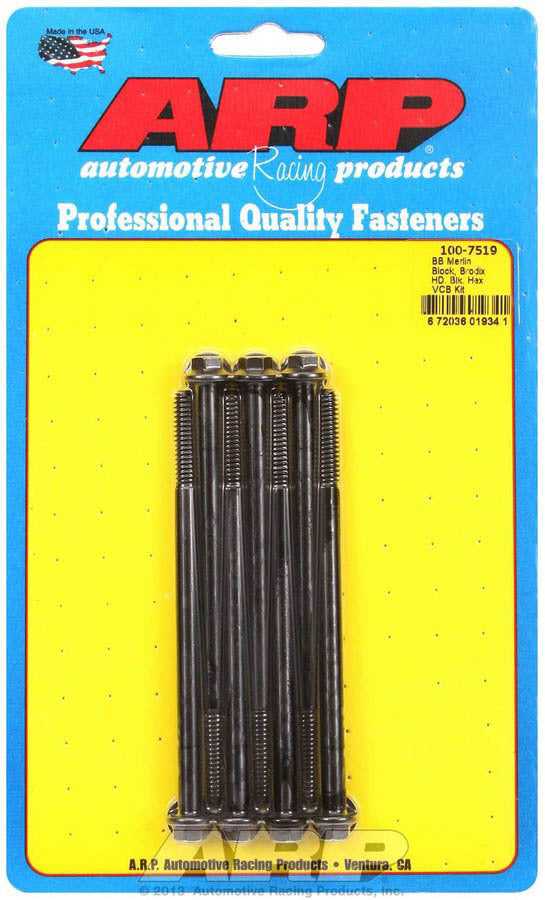 ARP BBC Valve Cover Bolt Kit - 1/4-20 6pt (7) 100-7519