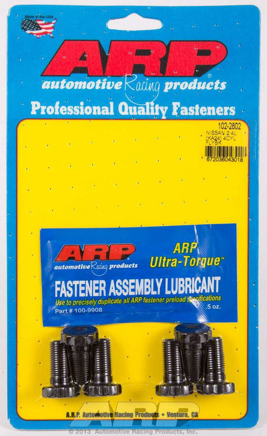 ARP Nissan Flywheel Bolt Kit 2.4L KA24 4-Cylinder 102-2802