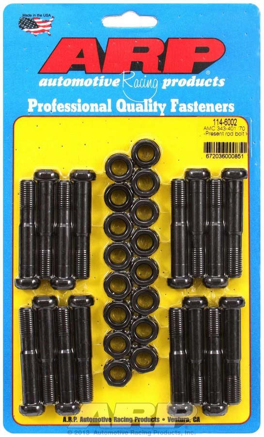 ARP AMC Rod Bolt Kit - Fits 68-Up 390-401 114-6002