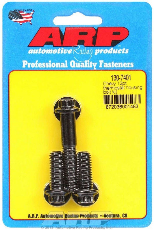 ARP Thermostat Housing Bolt Kit 12pt Chevy V8 79-90 130-7401