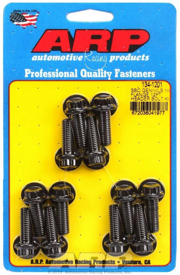 ARP Header Bolt Kit - 12pt GM LS 134-1201