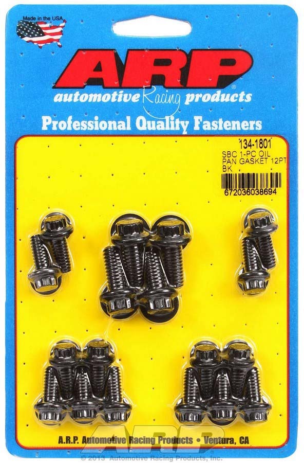 ARP SBC Oil Pan Bolt Kit - 12pt 134-1801