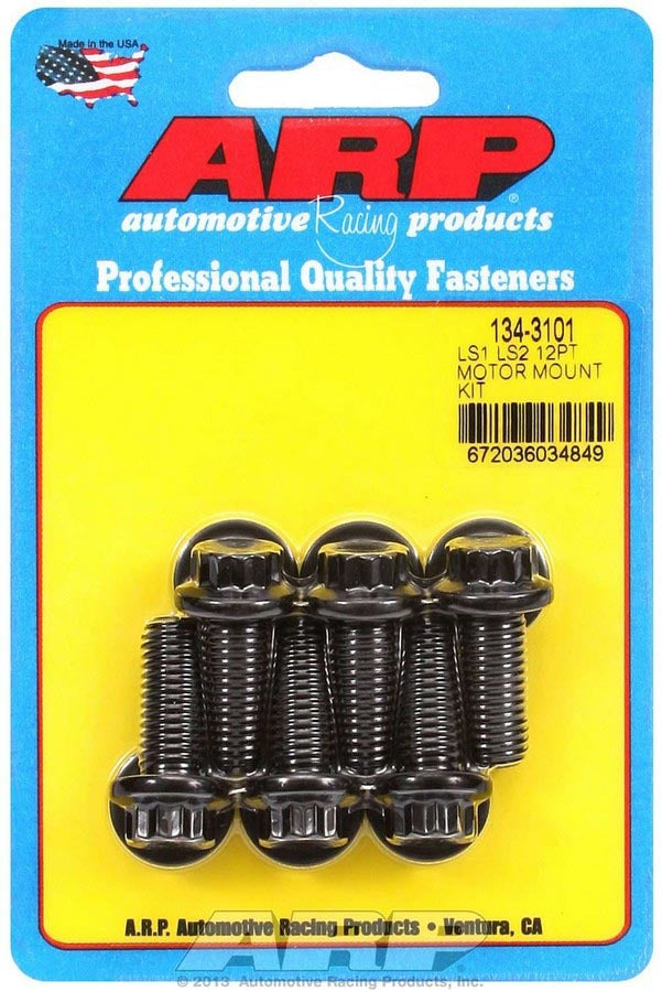 ARP Motor Mount Bolt Kit 12pt LS1/LS2 134-3101
