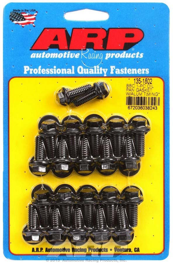 ARP BBC Oil Pan Bolt Kit - 6pt 135-1802