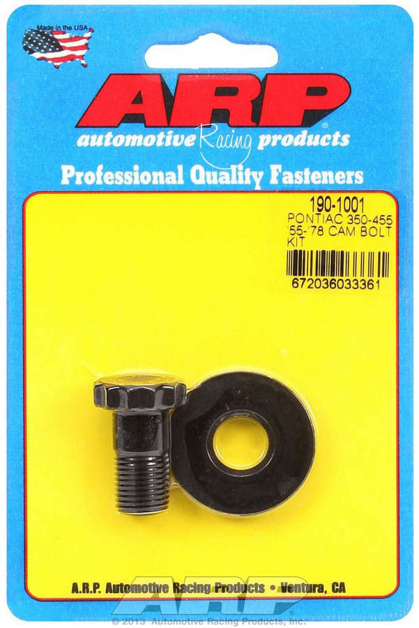 ARP Pontiac Cam Bolt Kit - Fits 350-455 190-1001