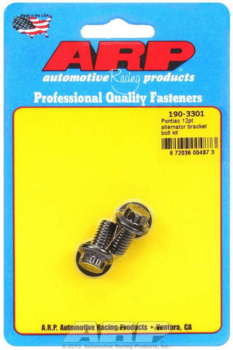 ARP Pontiac 12pt Alternator Bracket Bolt Kit 190-3301