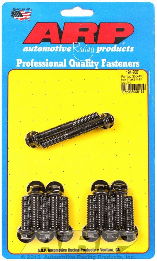 ARP Pontiac Intake Bolt Kit 194-2001