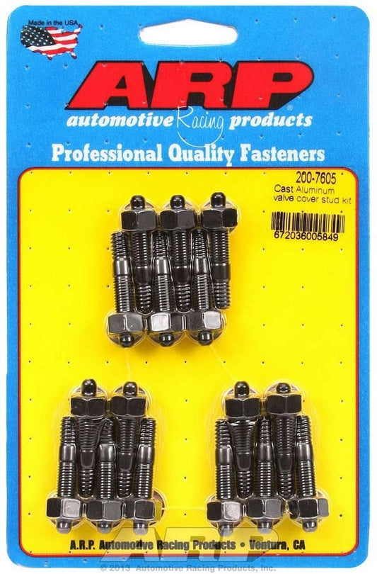 ARP Valve Cover Stud Kit 1/4 6pt (16) 200-7605