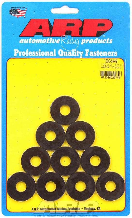 ARP Black Washers - .471 ID x 1.300 OD (10) 200-8449