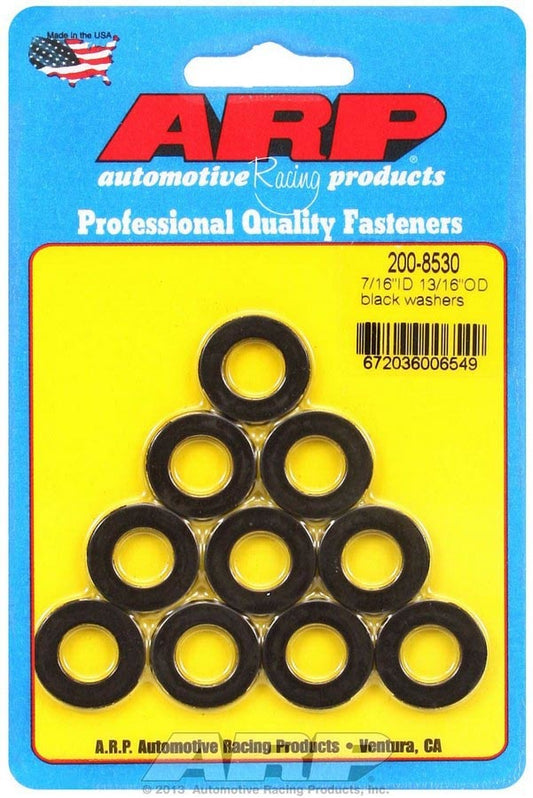 ARP Black Washers - 7/16 ID x 13/16 OD (10) 200-8530