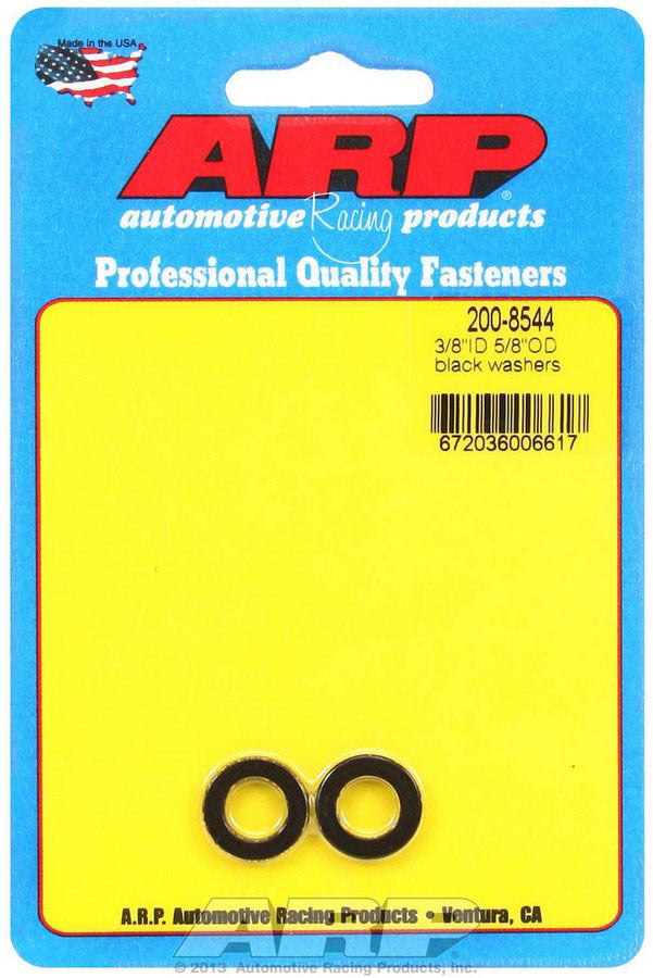 ARP Black Washers - 3/8 ID x 5/8 OD (2) 200-8544