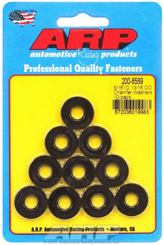 ARP Black Washers - 5/16 ID x 13/16 OD (10) 200-8589