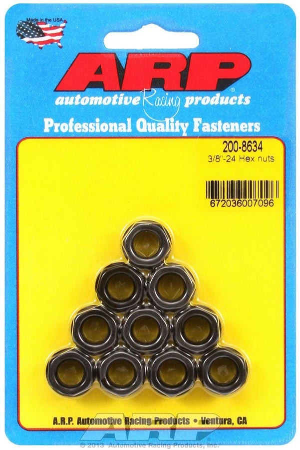 ARP Hex Nuts - 3/8-24 (10) 200-8634