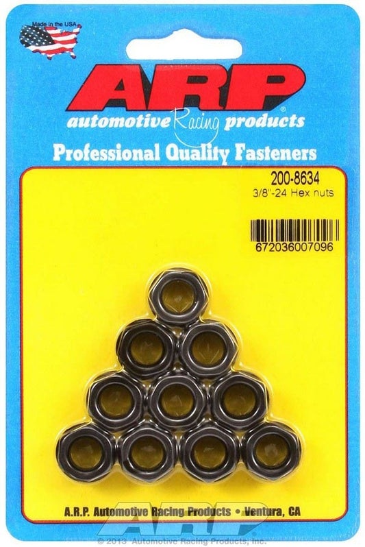 ARP Hex Nuts - 3/8-24 (10) 200-8634
