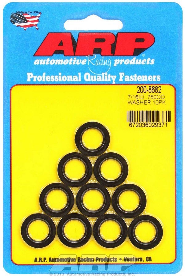 ARP Conn. Rod Washers - 7/16 ID x .675 OD Chamfer(10) 200-8682