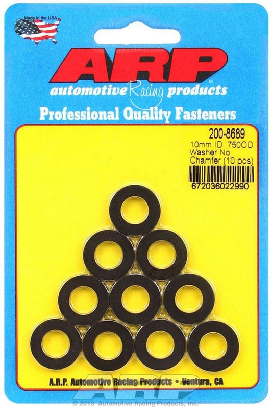 ARP Black Washers - 10mm ID x 3/4 OD (10) 200-8689