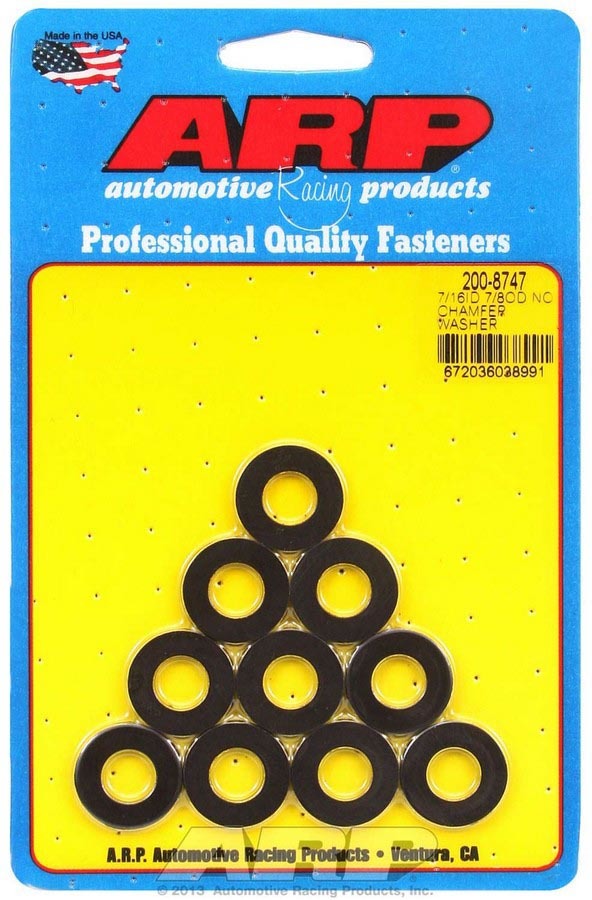 ARP Black Washers - 7/16 ID x 7/8 OD (10) 200-8747