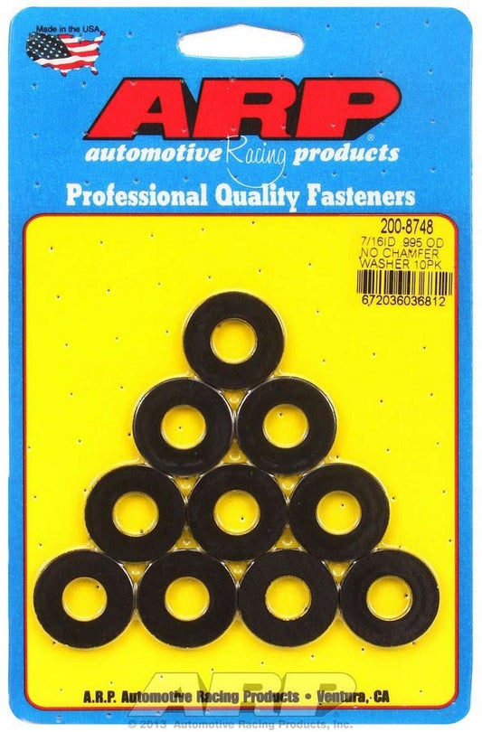ARP Black Washers - 7/16 ID x .995 OD (10) 200-8748