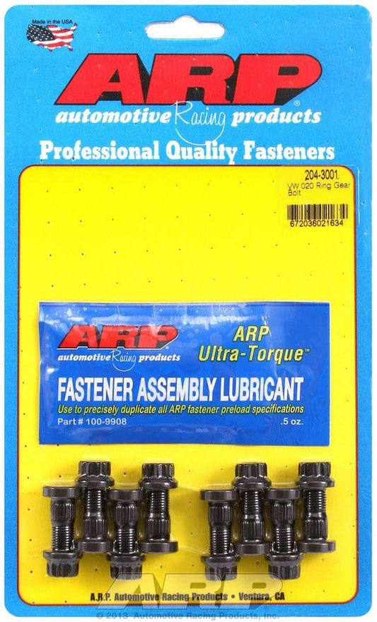 ARP Ring Gear Bolt Kit 12pt 9mm x 1.0 x 1.200 VW 020 204-3001