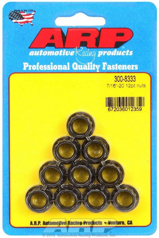 ARP 7/16-20 12pt Nuts (10) 300-8333