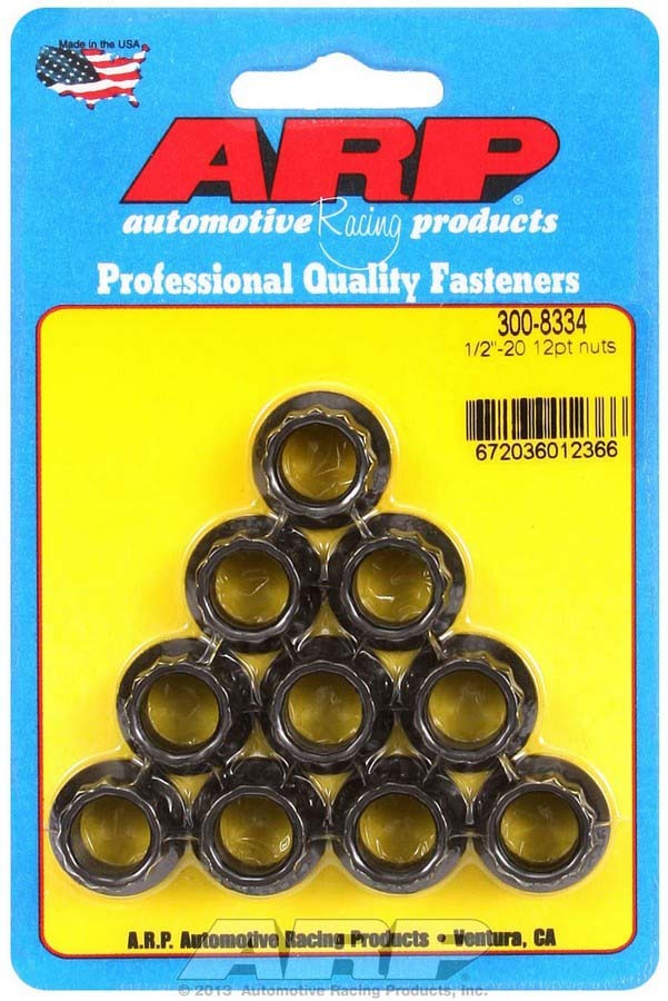 ARP 1/2-20 12pt Nuts (10) 300-8334