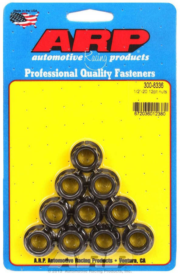 ARP 1/2-20 12pt Nuts (10) 300-8336