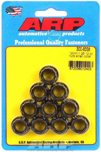 ARP 12mm x 1.25 12pt Nut Kit 10pk 300-8338