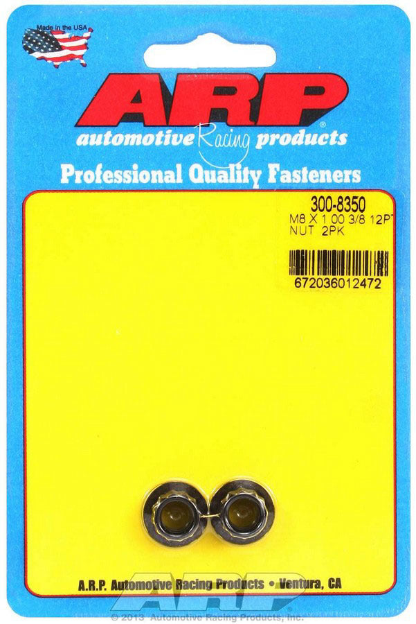 ARP 8mm x 1.00 12pt Nut Kit (2pk) 300-8350