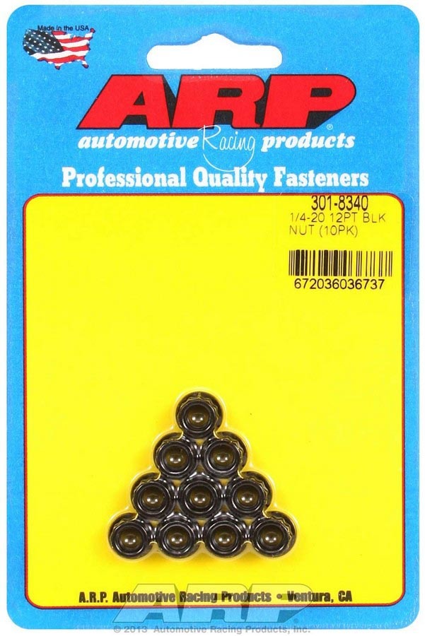 ARP 1/4-20 12pt Nuts (10) 301-8340