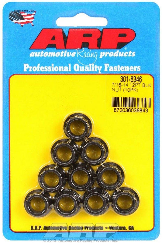ARP 7/16-14 12pt Nuts (10) 301-8346
