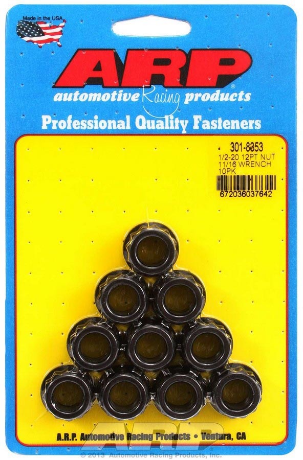 ARP 1/2-20 12pt Nuts (10pk) 301-8353