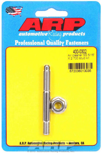 ARP Air Cleaner Stud Kit - 5/16 x 2.700 S/S 400-0302