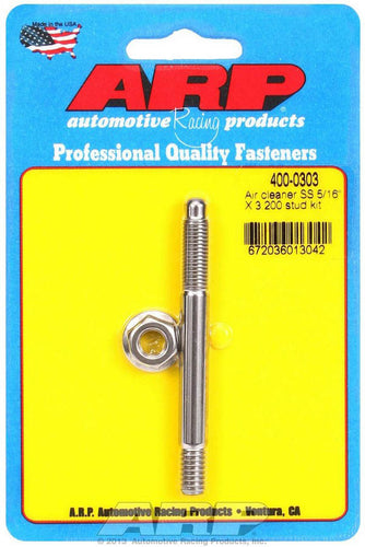 ARP Air Cleaner Stud Kit - 5/16 x 3.200 S/S 400-0303