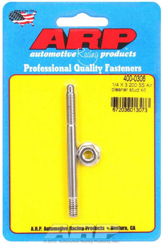 ARP Air Cleaner Stud Kit - 1/4 x 3.200 S/S 400-0306