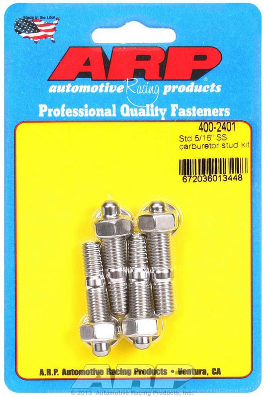 ARP S/S Carburetor Stud Kit 5/16" x  1.700" OAL 400-2401