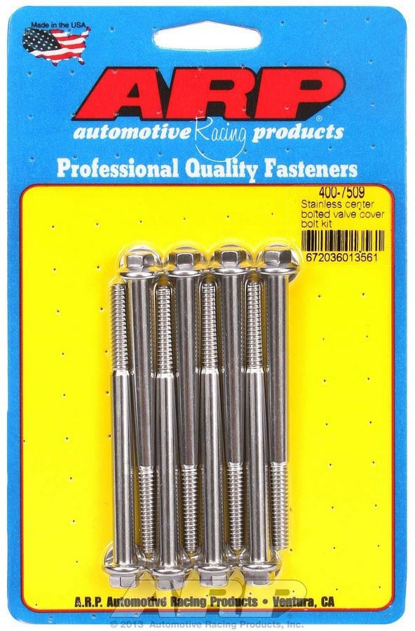 ARP S/S Valve Cover Bolt Kit 1/4in- 20 6pt (8) 400-7509