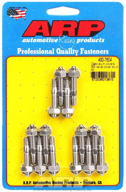 ARP S/S Valve Cover Stud Kit 6pt (14) 400-7604