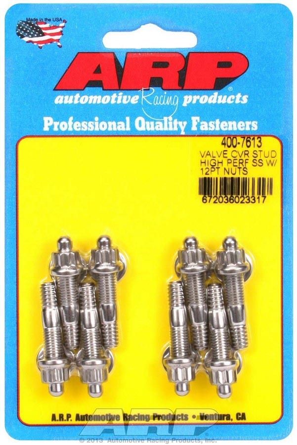 ARP S/S Valve Cover Stud Kit 12pt (8) 400-7613