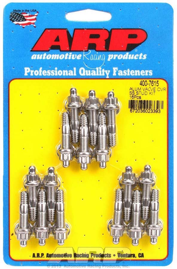 ARP S/S Valve Cover Stud Kit 12pt (16) 400-7615