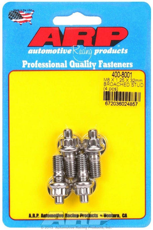 ARP S/S Stud Kit - (4) M8 x 1.25" x  32mm 400-8001
