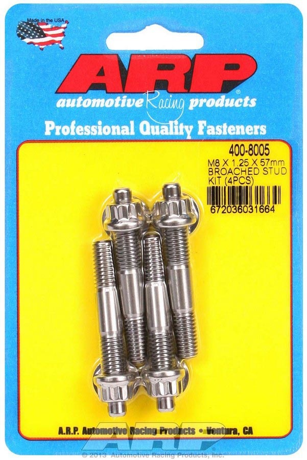 ARP S/S Stud Kit - (4) M8 x 1.25" x  57mm 400-8005