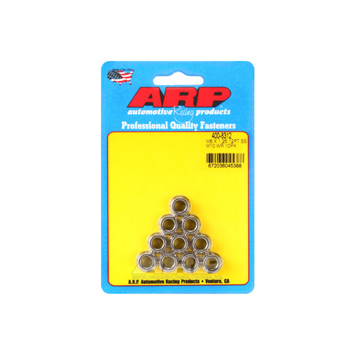 ARP 12pt SS Nut 8mm x 1.25 10pk 400-8312