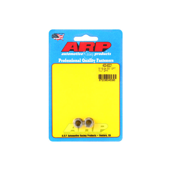 ARP 12pt SS Nut 5/16-24 2pk 400-8321