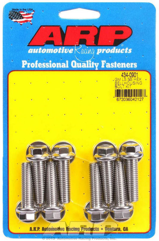 ARP Bellhousing Bolt Kit - 6pt GM LS 434-0901