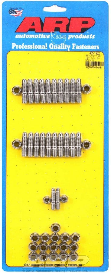 ARP BBC S/S Oil Pan Stud Kit - 12pt 435-1902