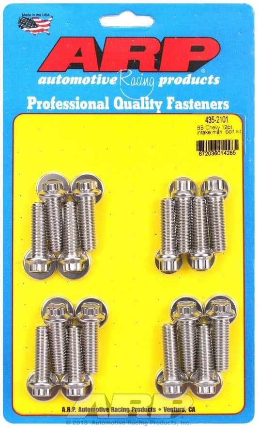 ARP BBC S/S Intake Bolt Kit 12pt 435-2101