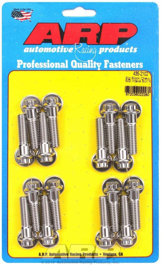 ARP BBC S/S Intake Bolt Kit 12pt 435-2102
