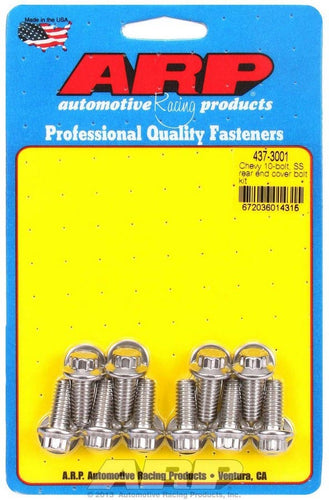 ARP S/S Rear End Cover Bolt Kit - 10-Bolt Chevy 437-3001