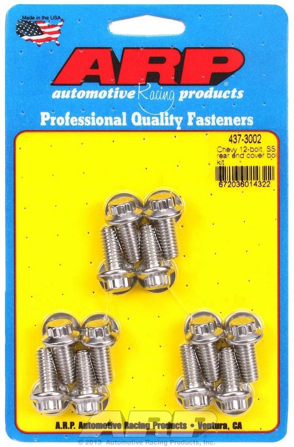 ARP S/S Rear End Cover Bolt Kit - 12-Bolt Chevy 437-3002