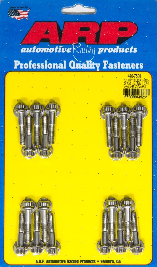 ARP Valve Cover Bolt Kit 12pt Mopar 5.7/6.1L Hemi 440-7501
